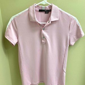 RLX Ralph Lauren Womens Light Pink Golf Polo Shirt Size S